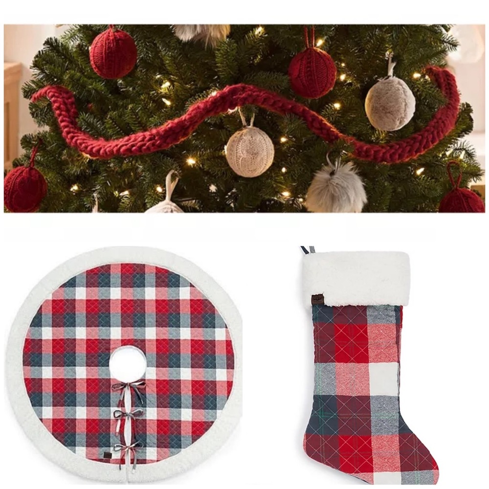 UGG Bundle Tree Skirt • Garland • Stockings